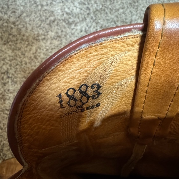 1883 Lucchese python and leather western boots Size 7 - Picture 12 of 15